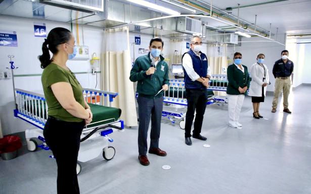 IMSS y Gobierno de Puebla ponen en marcha módulo Hospitalario Temporal No.&nbsp;6
